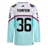 Vegas Golden Knights LOGAN THOMPSON 36 2023 All-Star Adidas Wit Authentic Shirt - Mannen
